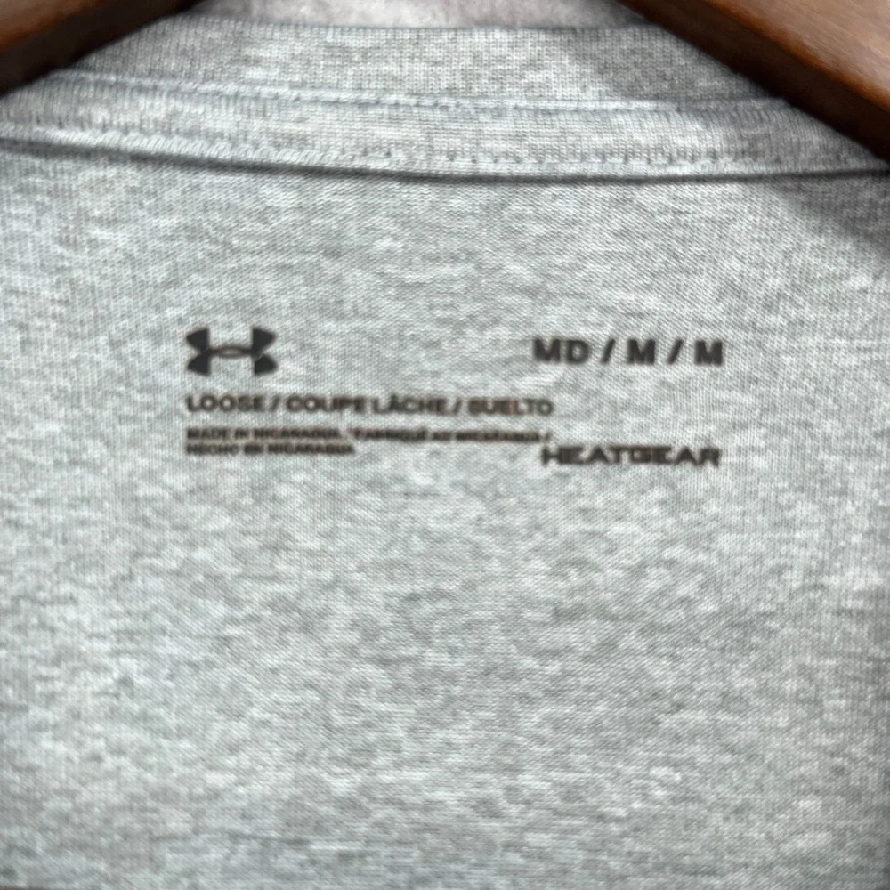 South Carolina Gamecocks Under Armour T Shirt Men M Gray HeatGear Loose Club Tee